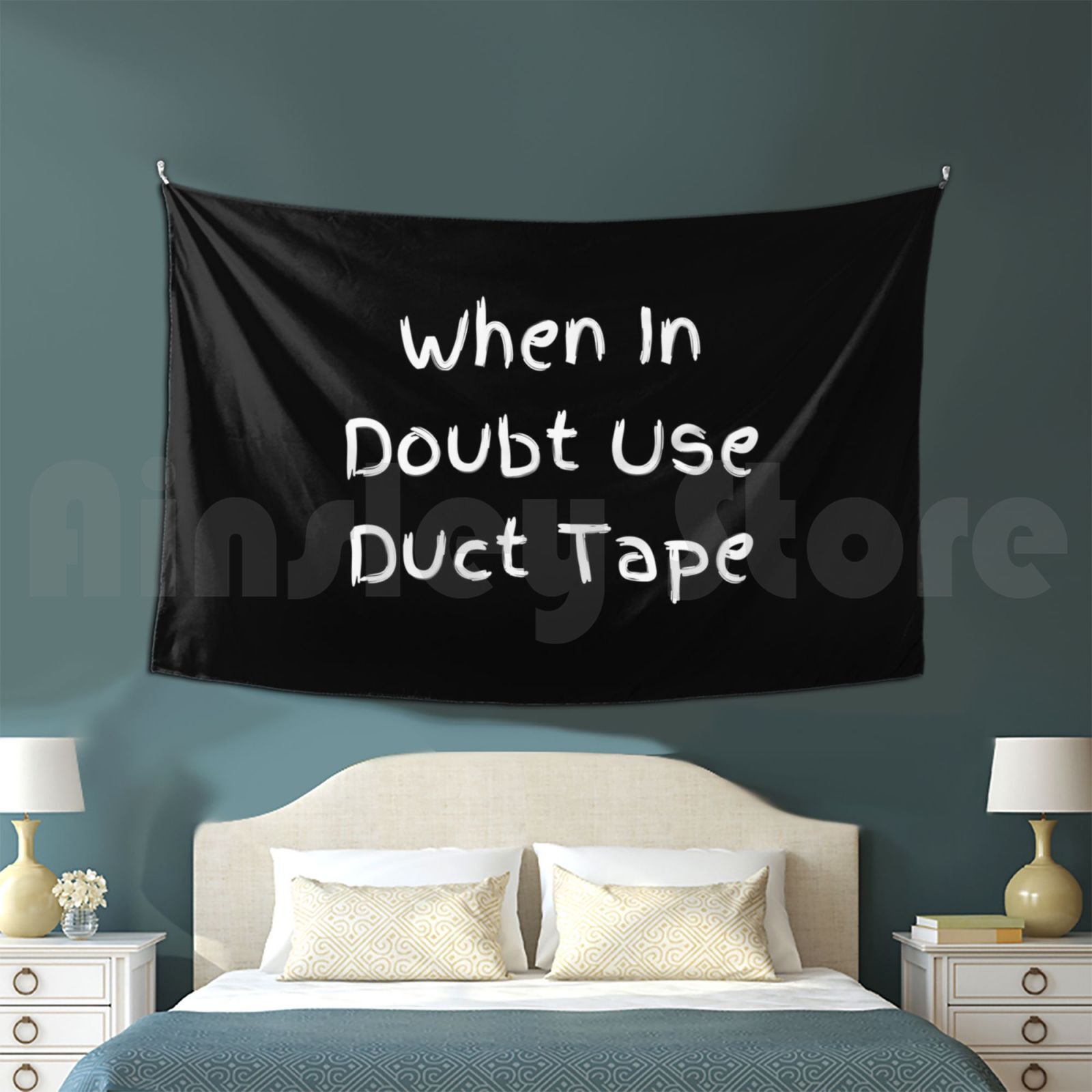 Woodworking Quote - When In Doubt , Use Duct