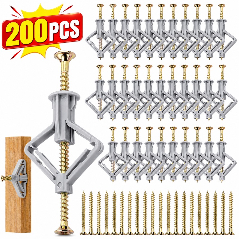 Woodworking Hatchet - 20-200Pcs Airplane Expansion Plug Drywall Anchor