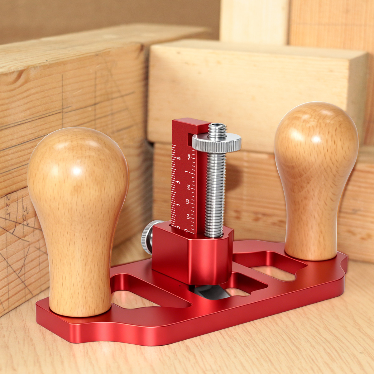 Router Plane Hand - Handheld Router Plane, Adjustable Depth Woodworking