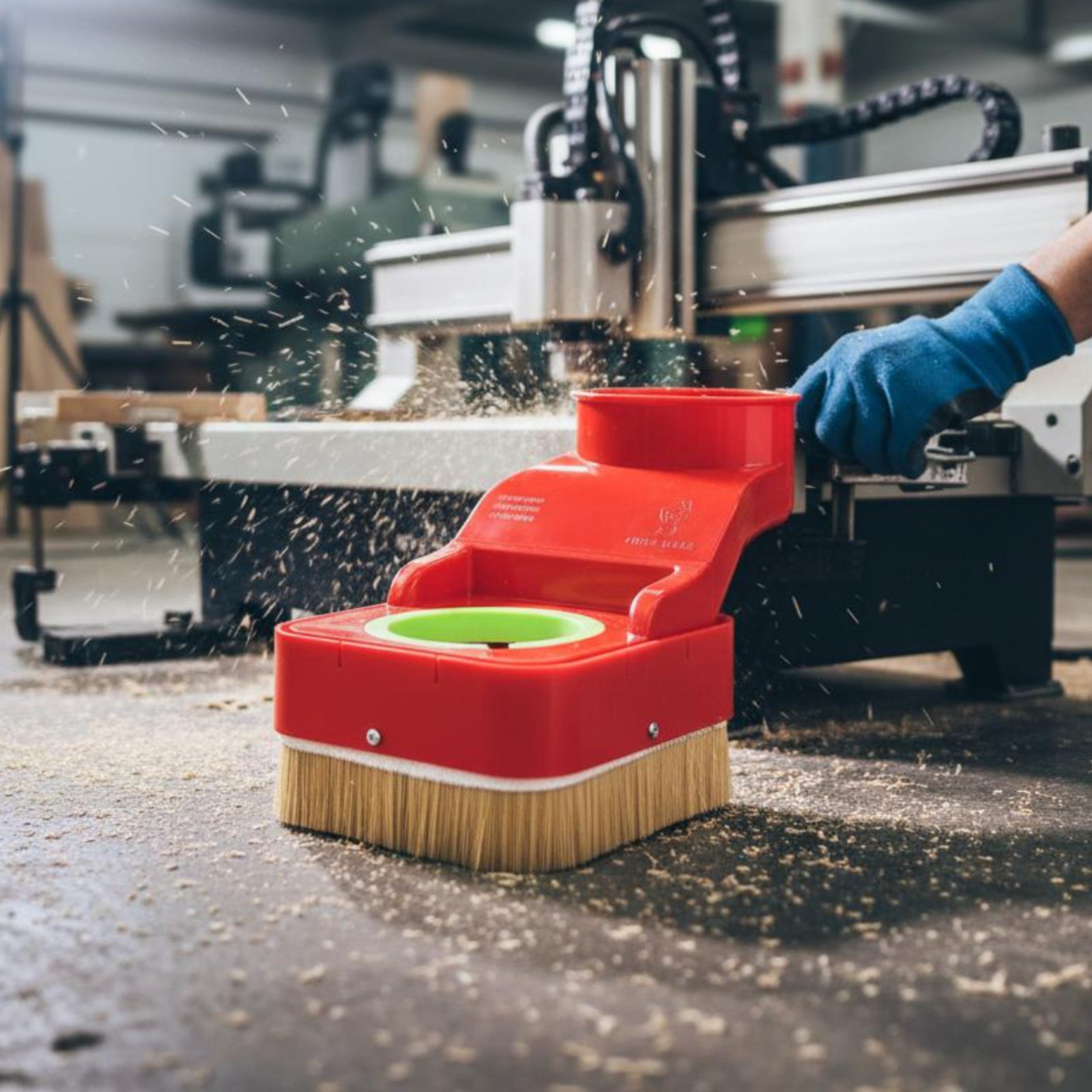 Vacuum Woodworking - CNC Router Dust Shoe Woodworking Brush