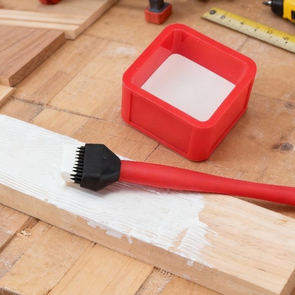 Woodworking Glue - Silicone Glue Brush with Sealable Lid