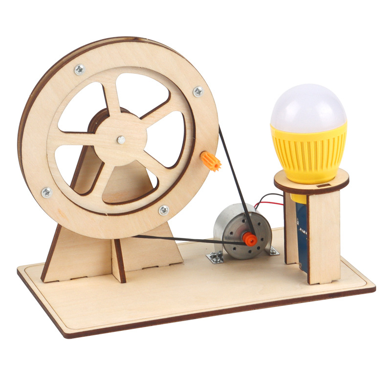 Woodworking Kits For Kids - Wooden Hand Generator Kids Science Toy