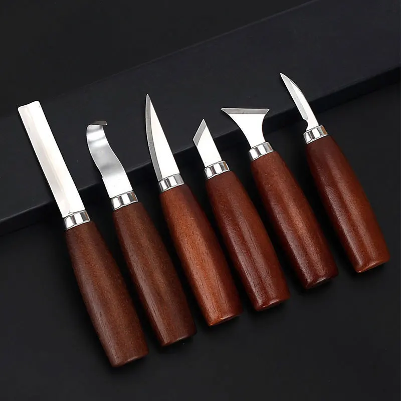 Woodworking Knives - 6pcs Tools Set for Wood Carving