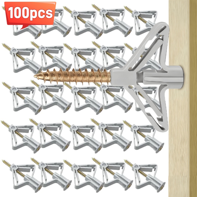 Woodworking Hatchet - 100PCS Plasterboard Expansion Screws Tube Plastic