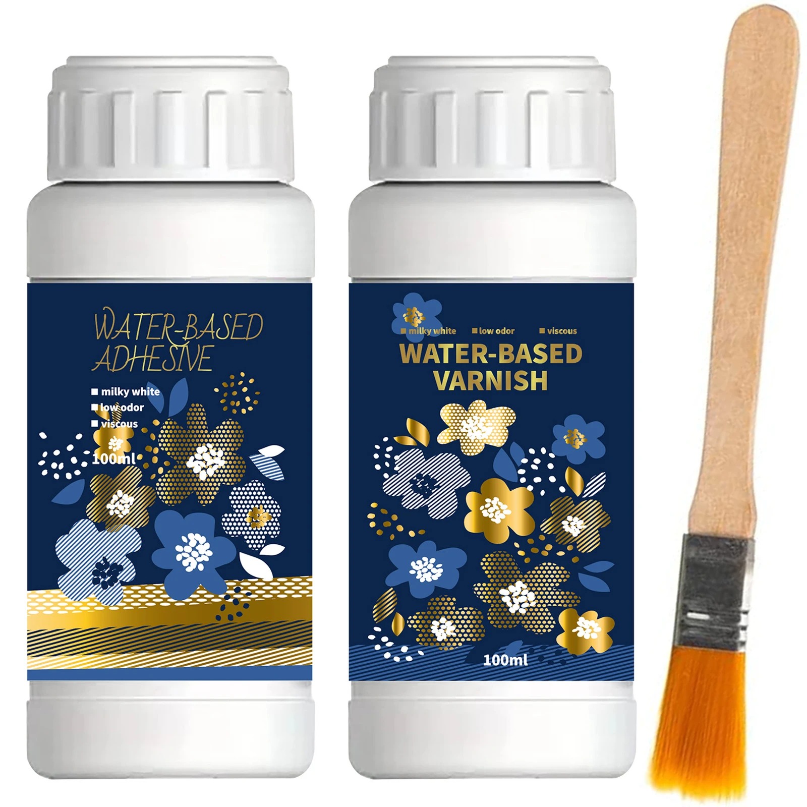 Woodworking Epoxy - 100ml/200ml Golden Leaf Gilding Adhesive Kit