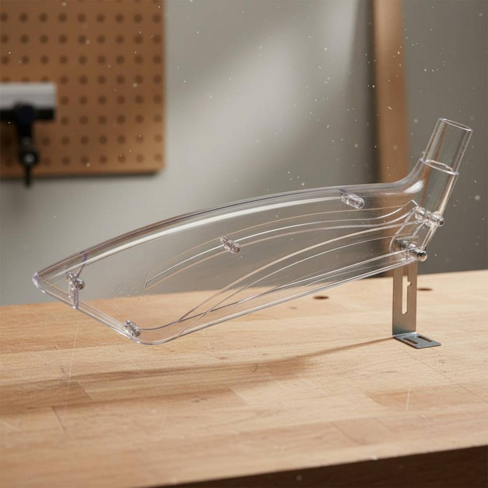 Vacuum Woodworking - Transparent Saw Blade Guard Easy Installation