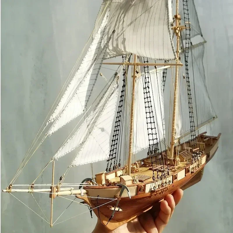 Woodworking Kits For Kids - Wooden Assembled Antique Sailboat Model Building