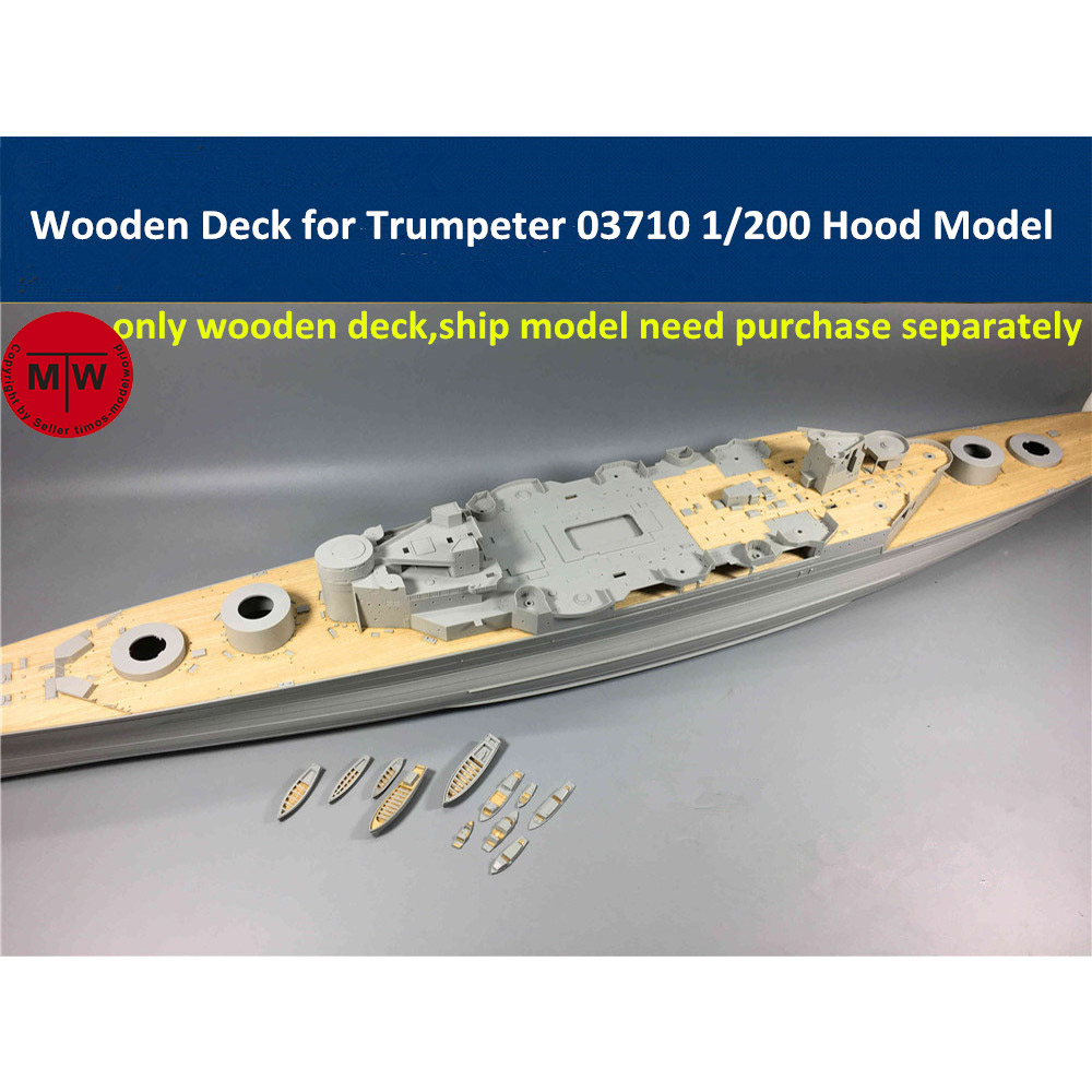 Woodworking Kits For Kids - 1/200 Scale Wooden Deck for Trumpeter