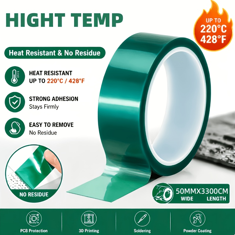 Woodworking Epoxy - YITAPE Green Epoxy Resin Tape High