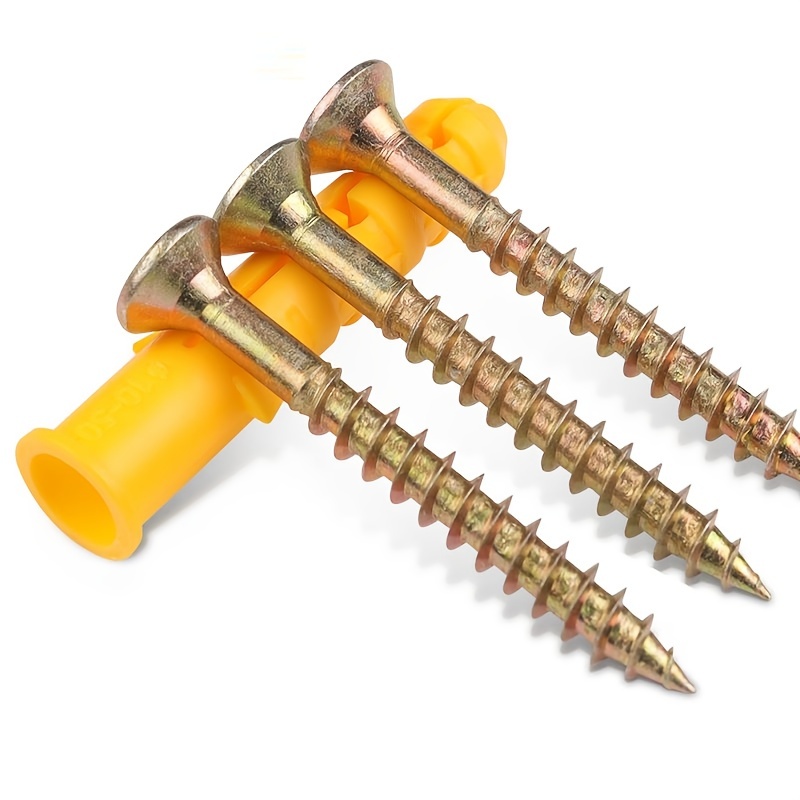 100pcs Drywall Anchor & Screw  - Woodworking Hatchet ulasan dan harga