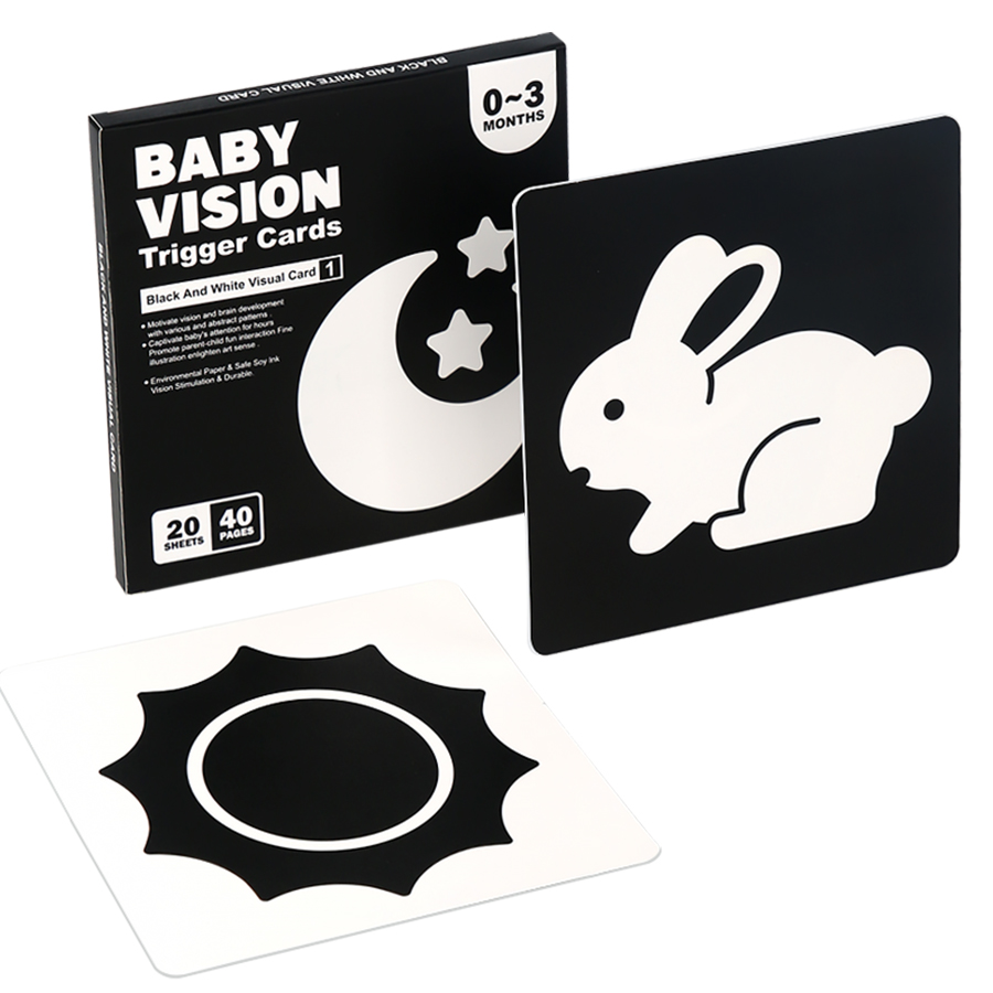 Baby Visual Stimulation Cards  - Woodworking For Kids ulasan dan harga