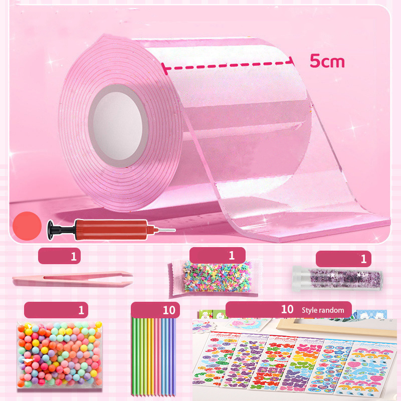 DIY Blowing Bubble Nano Tape F - Woodworking Kits For Kids ulasan dan harga