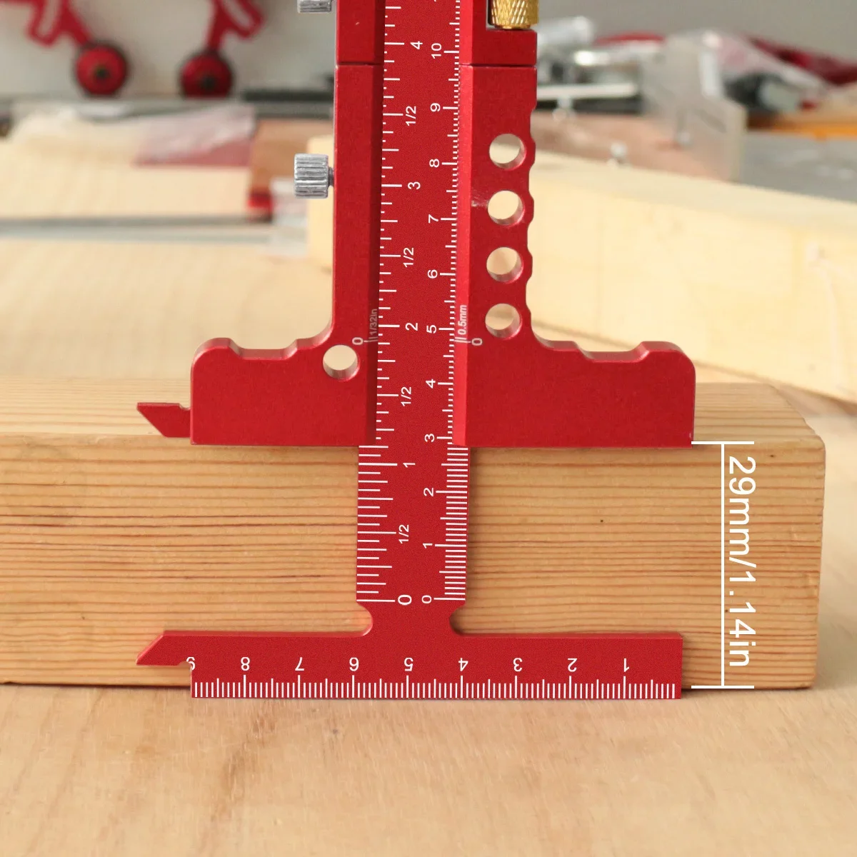 Woodworking T-Square Scribing  - Marking Gauge Tool ulasan dan harga