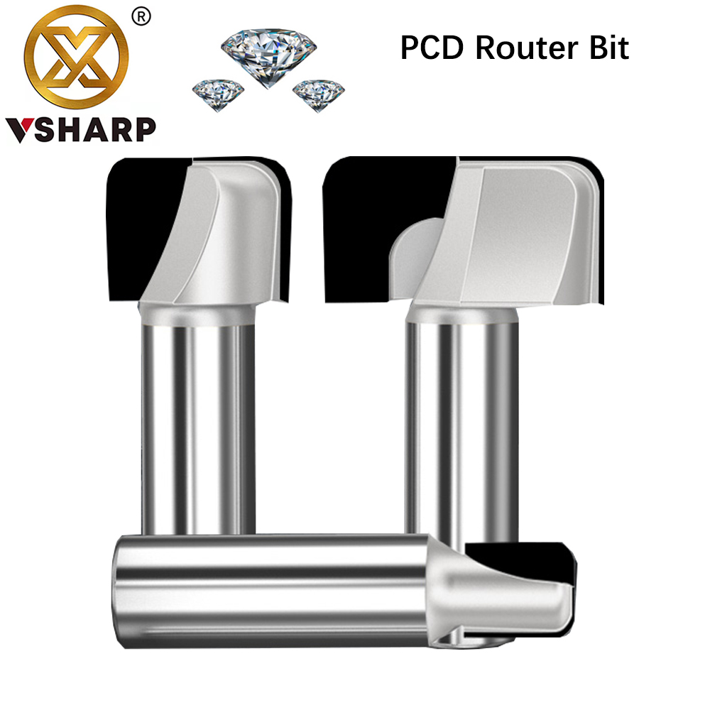 Vsharp PCD Double Arc Round Bo - Woodworking Quote ulasan dan harga