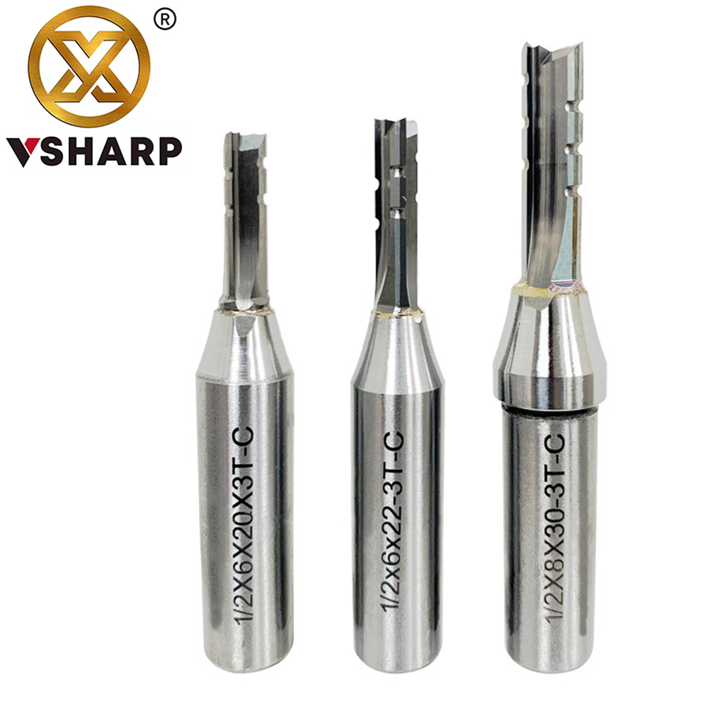 Vsharp 3 Flutes TCT Straight C - Woodworking Quote ulasan dan harga