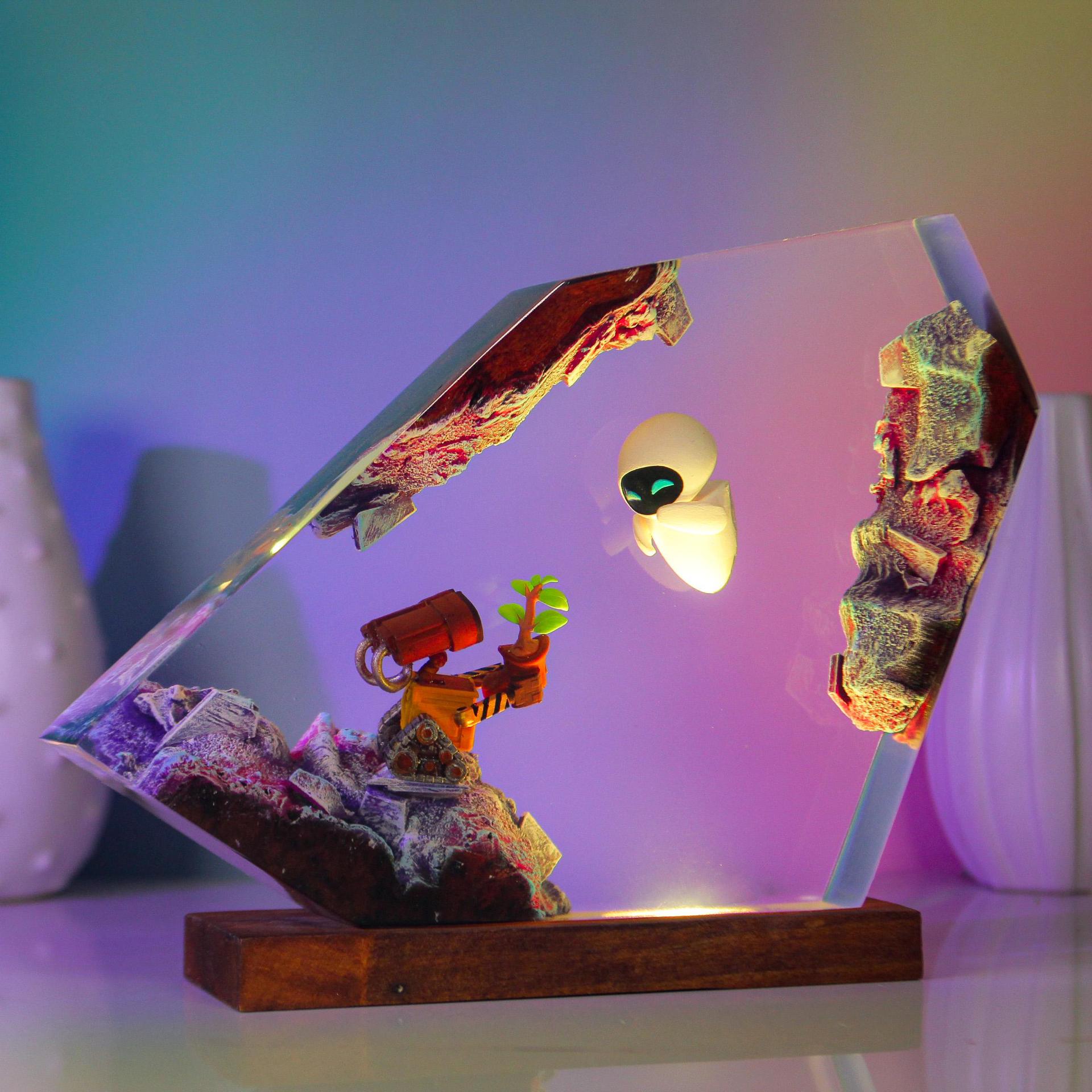 Handmade Epoxy Resin Night Lig - Woodworking Epoxy ulasan dan harga