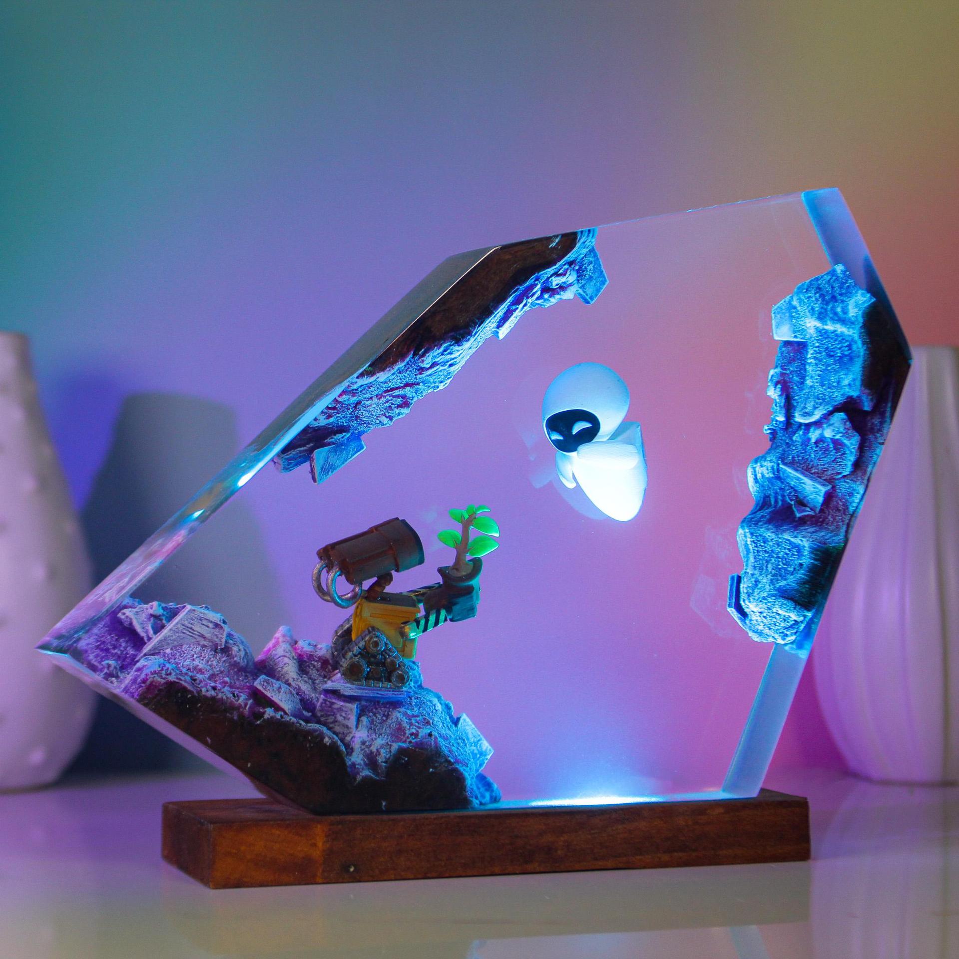 Handmade Epoxy Resin Night Lig - Woodworking Epoxy ulasan dan harga