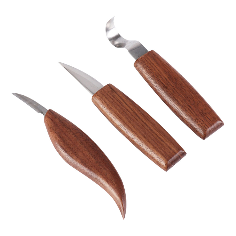 3Pcs Carving Tool Set Comforta - Woodworking Knives ulasan dan harga