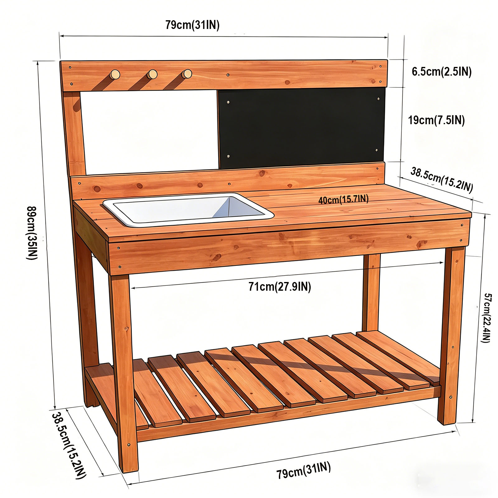 Wooden Potting Benches For Chi - Woodworking For Kids ulasan dan harga
