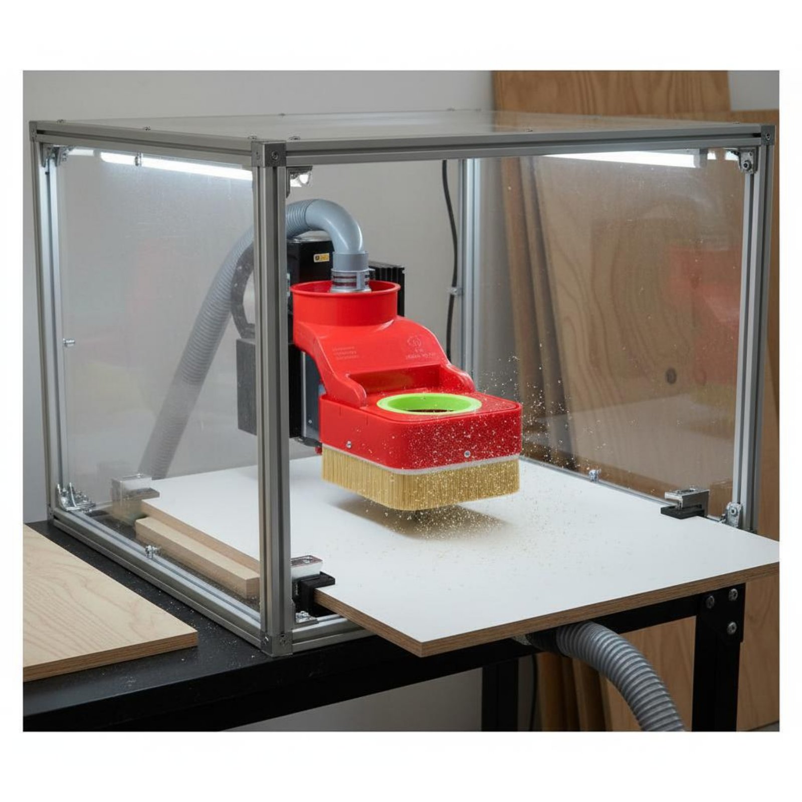 CNC Router Dust Shoe Woodworki - Vacuum Woodworking ulasan dan harga