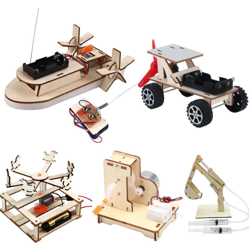 DIY Boat Model Science Toys Ki - Woodworking Kits For Kids ulasan dan harga