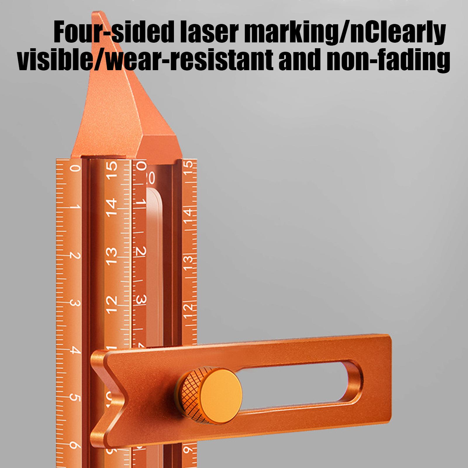 Wood Marking Tool 4-Sided Magn - Marking Gauge Tool ulasan dan harga