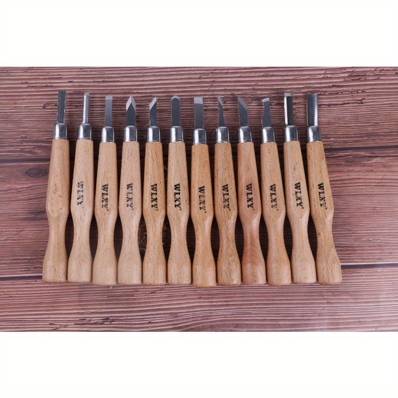 Set Of 12 Professional Wooden  - Woodworking Knives ulasan dan harga