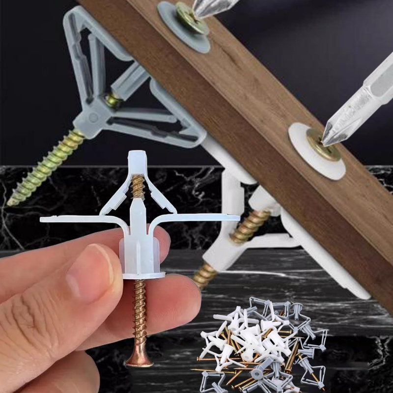 100PCS Plasterboard Expansion  - Woodworking Hatchet ulasan dan harga