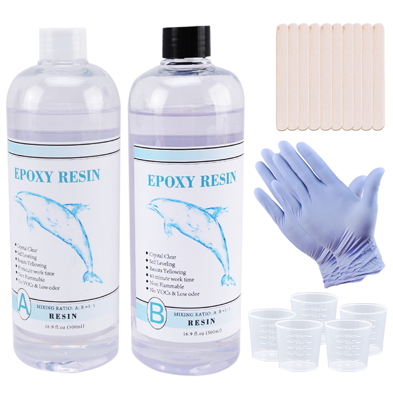 1:1 Clear Epoxy Resin Crystal  - Woodworking Epoxy ulasan dan harga