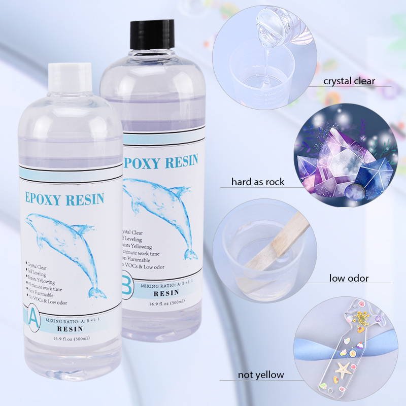 1:1 Clear Epoxy Resin Crystal  - Woodworking Epoxy ulasan dan harga