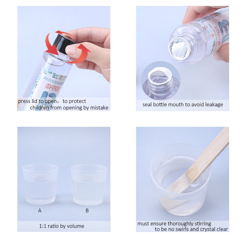 1:1 Clear Epoxy Resin Crystal  - Woodworking Epoxy ulasan dan harga