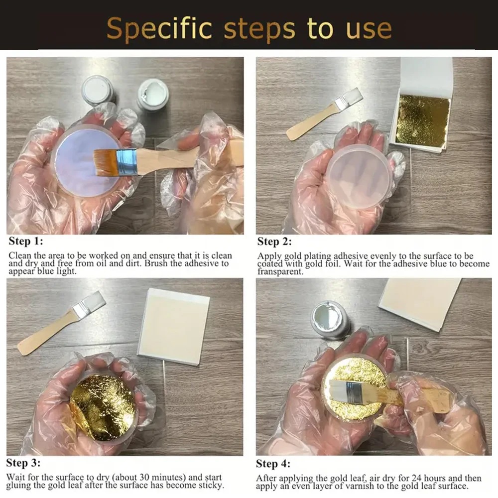 100ml/200ml Golden Leaf Gildin - Woodworking Epoxy ulasan dan harga