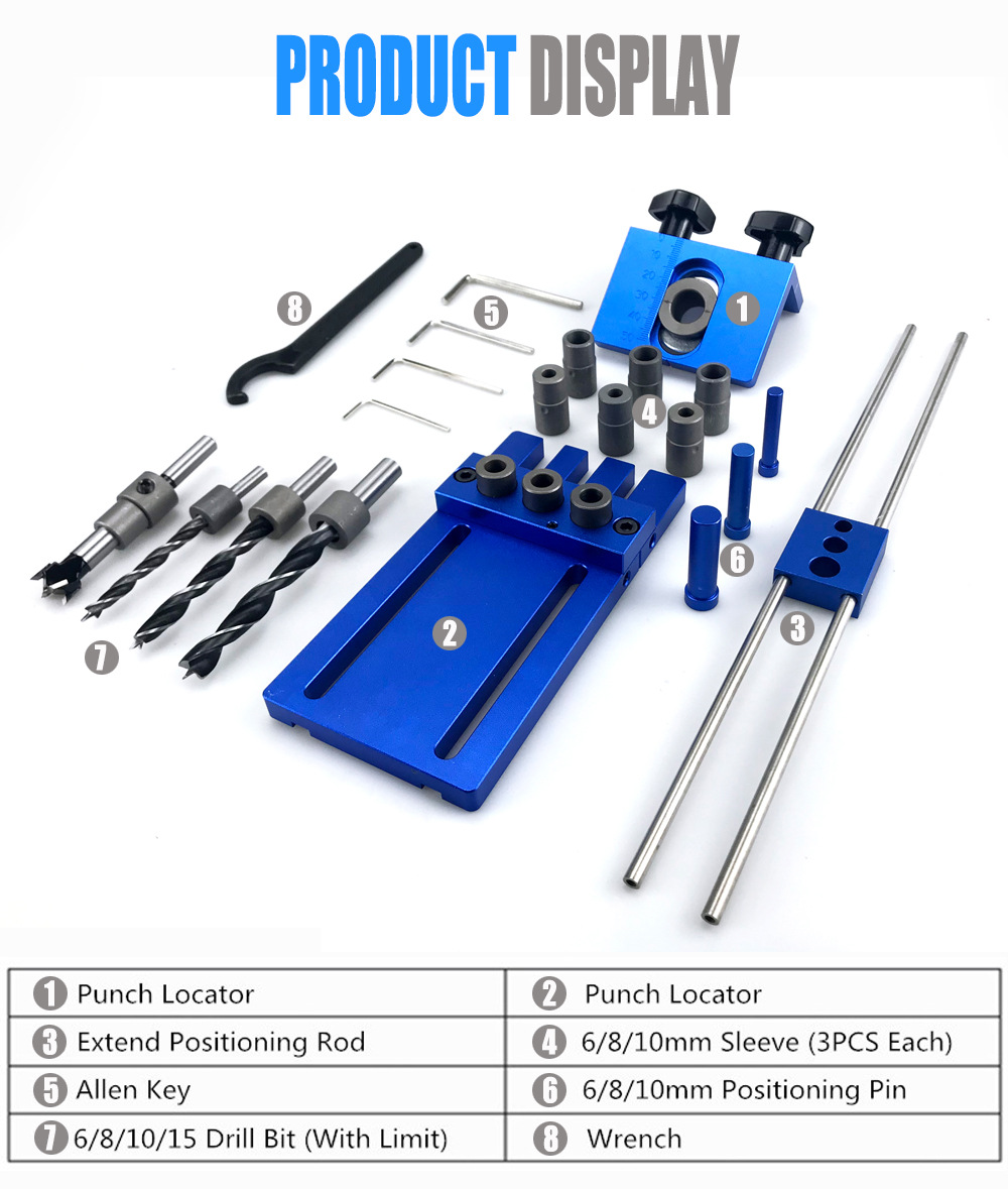 3-in-1 hole opener, wood embed - Furniture And Woodworking ulasan dan harga