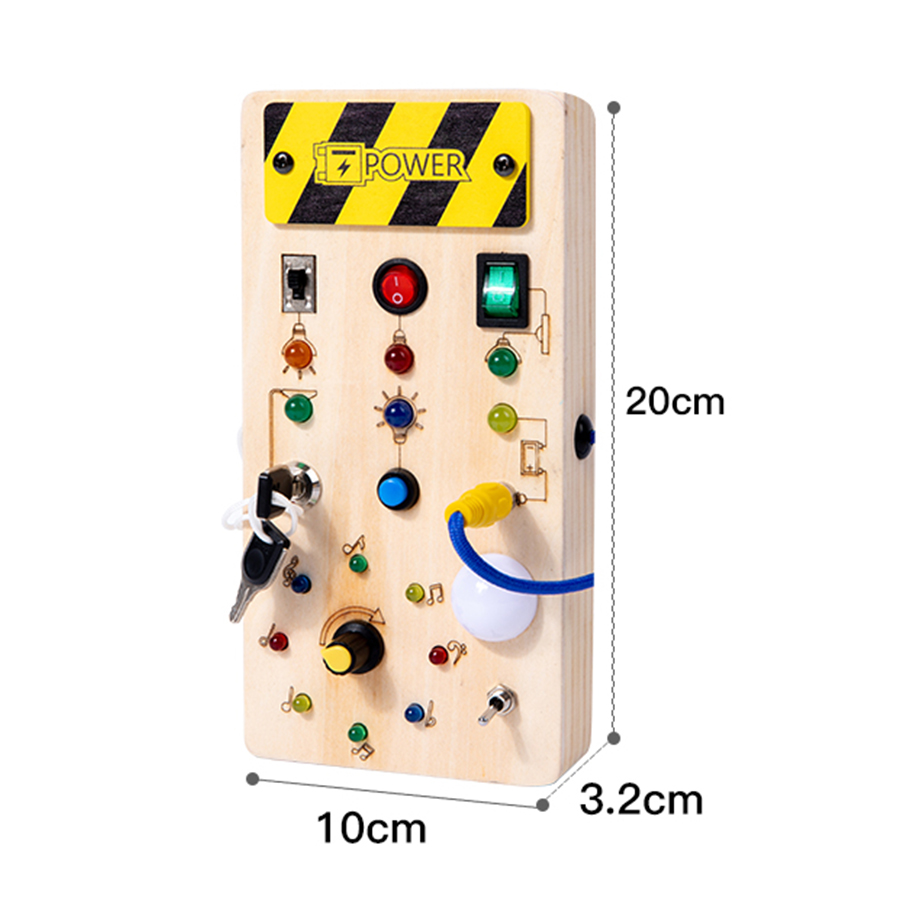 Montessori Busy Board Sensory  - Woodworking For Kids ulasan dan harga