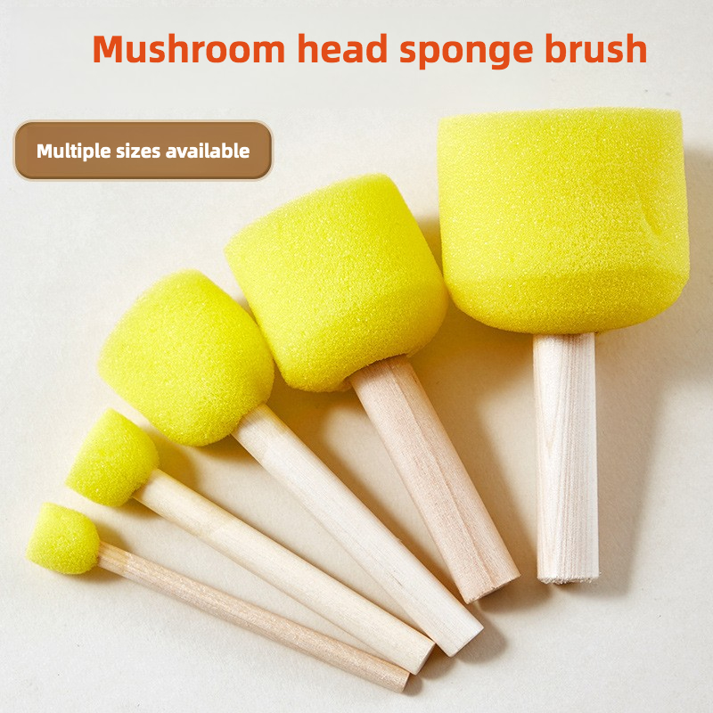 10 Pcs Set Wooden Handle Mushr - Woodworking For Kids ulasan dan harga