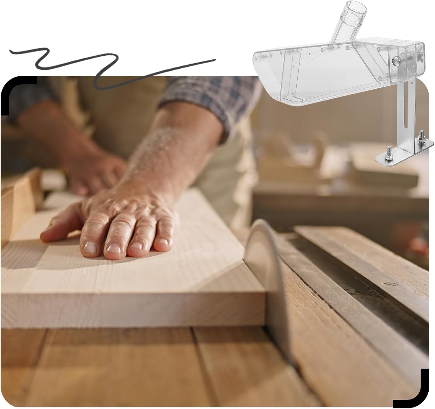Woodworking Table Saw Protecti - Vacuum Woodworking ulasan dan harga