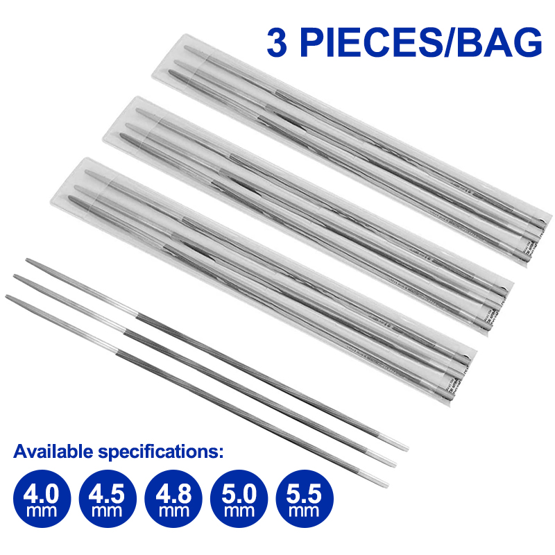 XCAN 3Pcs 4.0/4.5/4.8/5.0/5.5m - Woodworking Files ulasan dan harga