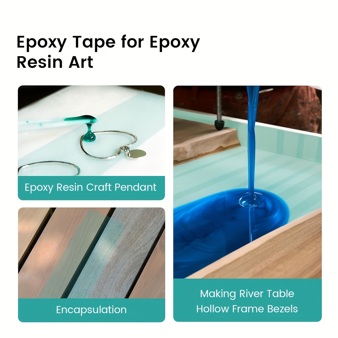 YITAPE Green Epoxy Resin Tape  - Woodworking Epoxy ulasan dan harga