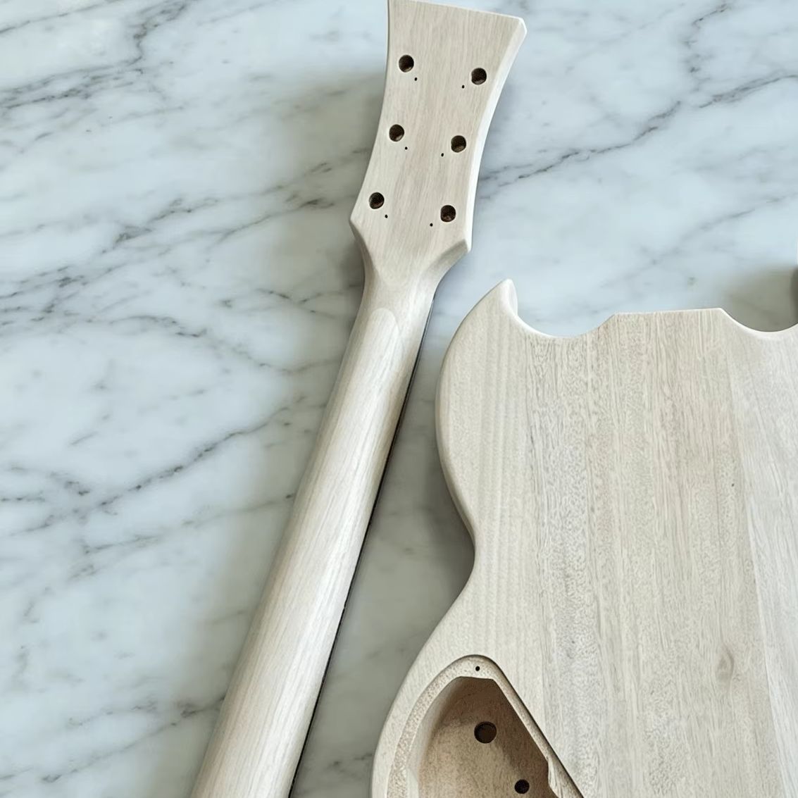 DIY Guitar Kit Unfinished Maho - Woodworking Kits For Kids ulasan dan harga